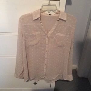 Polka dot express blouse